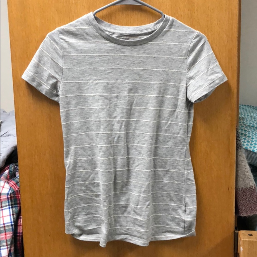 Grey stripped shirt